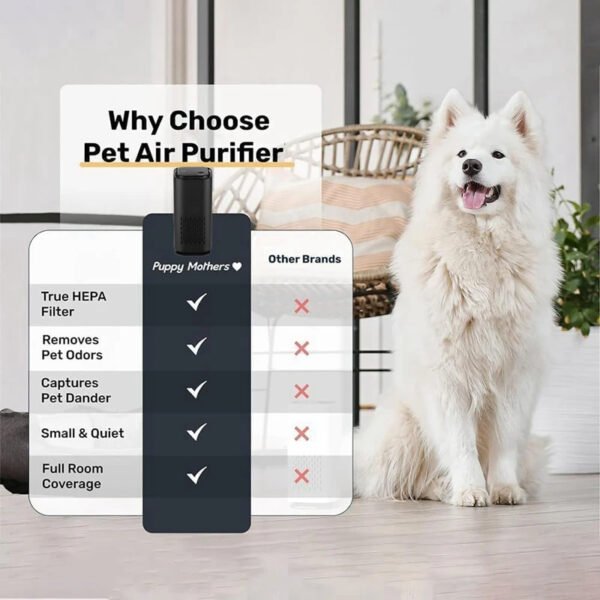 Portable & Quiet Odor Pet Home Air Purifier - Image 6