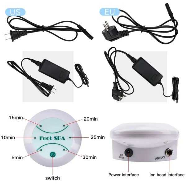Detox Bath Massage Machine Ionic Foot Spa - Image 4