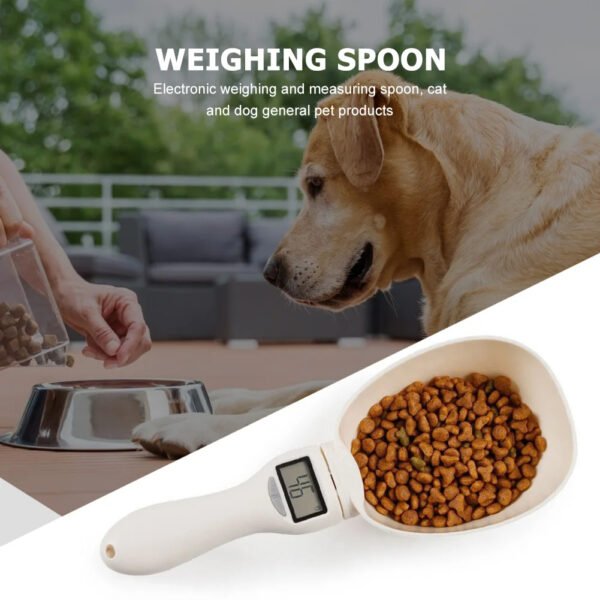 Pet Digital Food Measuring Spoon for Cats & Dogs - Image 2