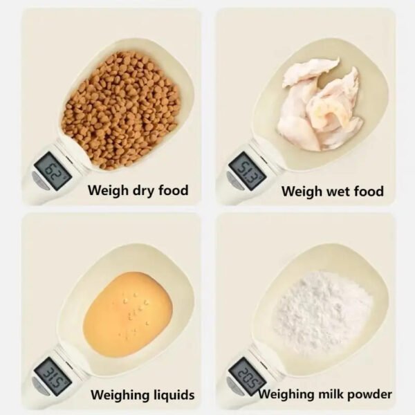 Pet Digital Food Measuring Spoon for Cats & Dogs - Image 3