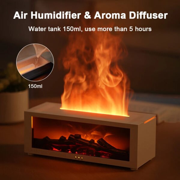 Aroma Flame Essential Oil Diffuser Air Humidifier - Image 2
