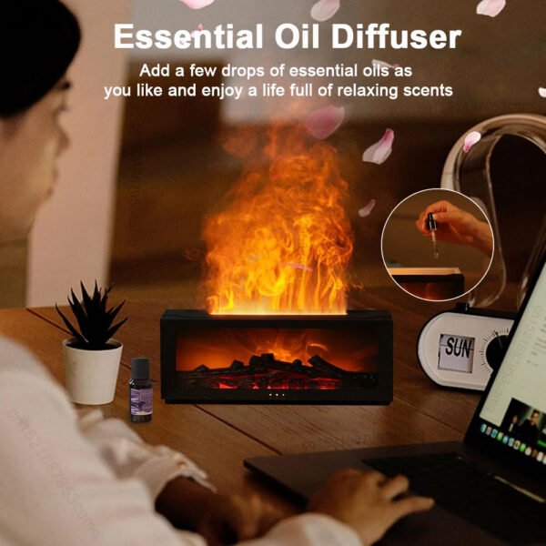 Aroma Flame Essential Oil Diffuser Air Humidifier - Image 6