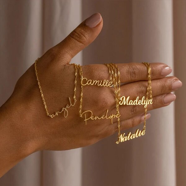 Personalized Name Necklace for Women - Image 3