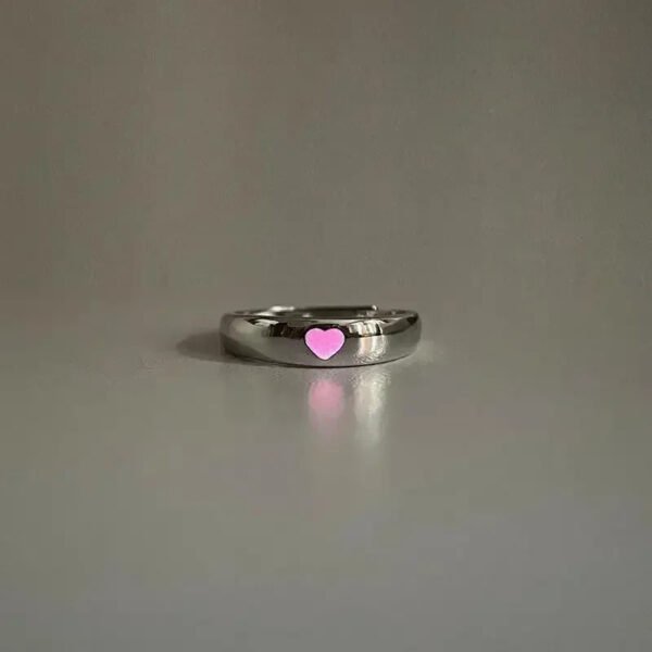 Blue/Pink Luminous Ring For Couple Gift - Image 5
