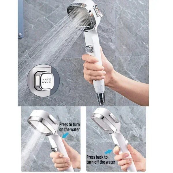 Adjustable High Pressure Shower Head - Image 4