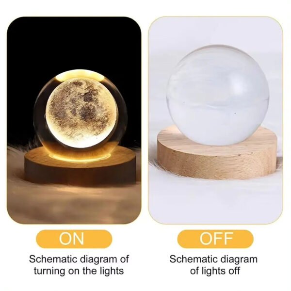 3D Crystal Ball Lamp - Image 4